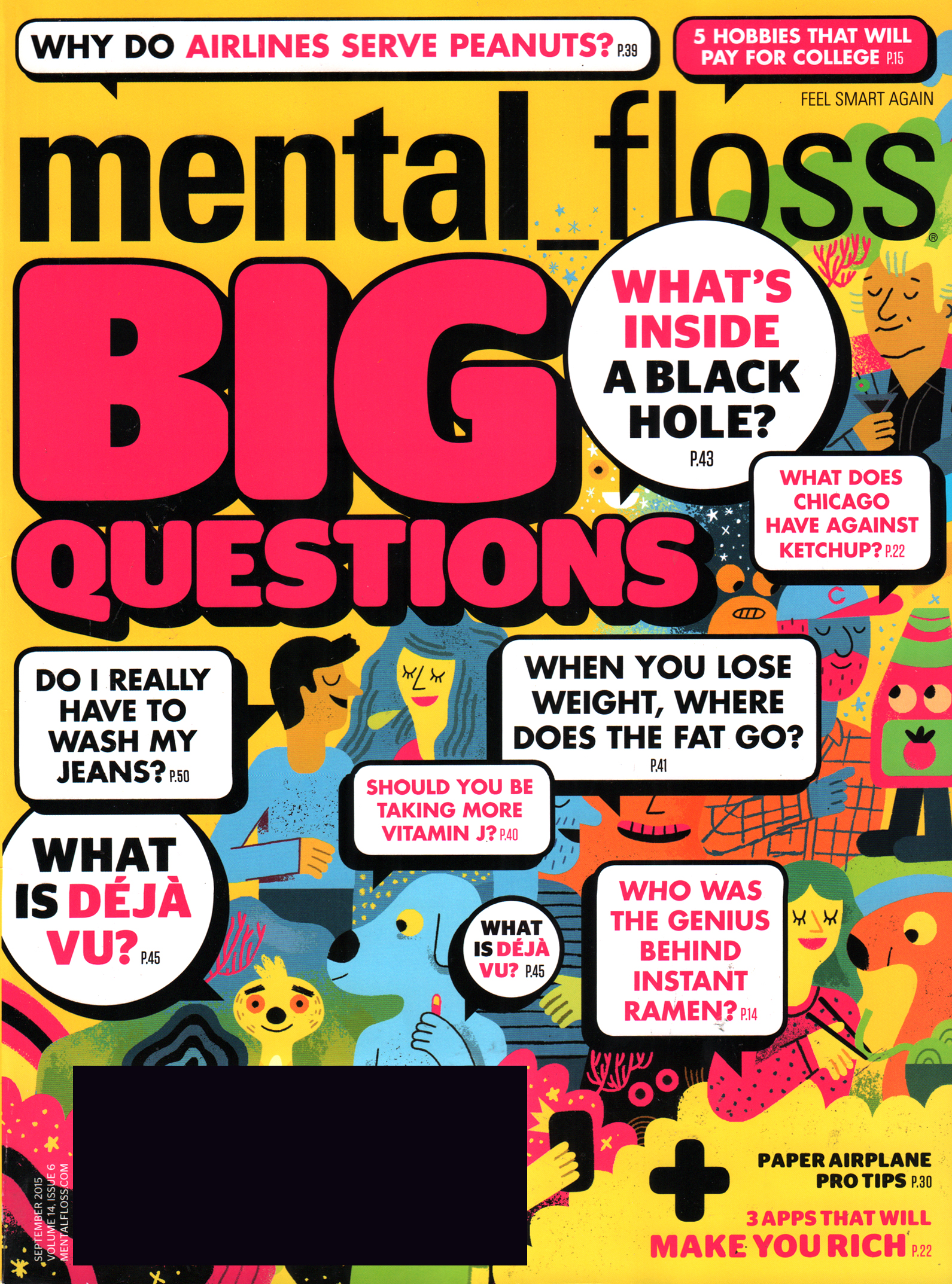 Mental-Floss September 01, 2015 Issue Cover