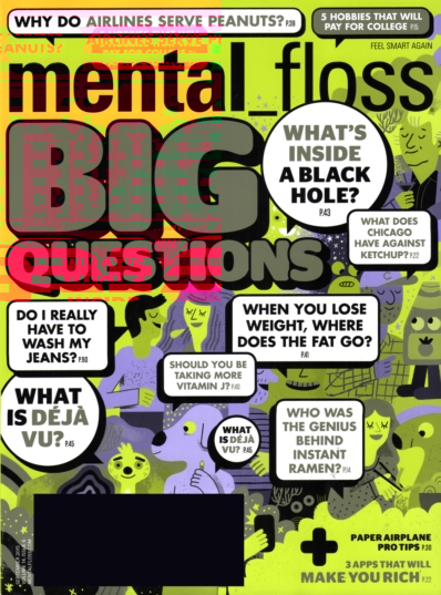 Mental Floss September 01, 2015 Issue Cover