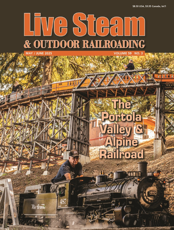 Live Steam & Railroading May 01, 2025 Issue Cover