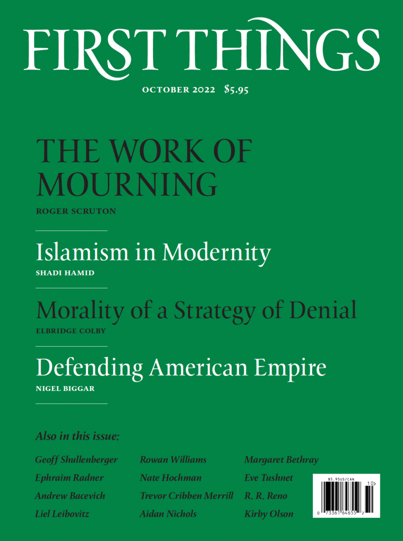 First-Things October 01, 2022 Issue Cover
