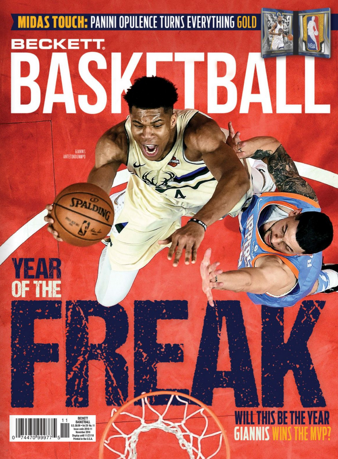Beckett-Basketball November 01, 2018 Issue Cover