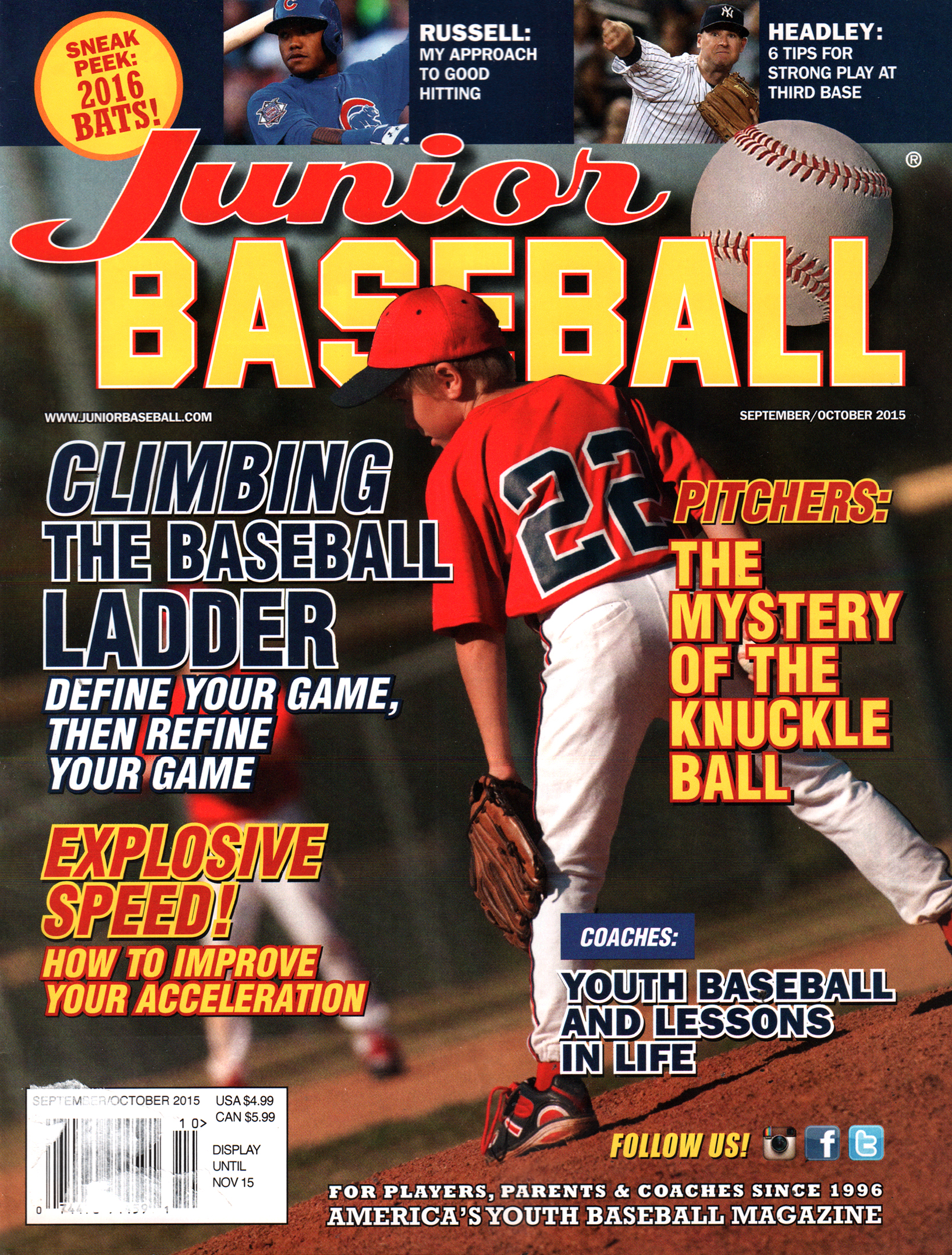 Junior-Baseball September 01, 2015 Issue Cover
