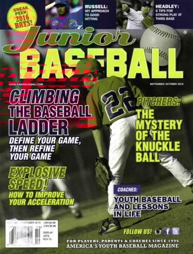 Junior Baseball September 01, 2015 Issue Cover
