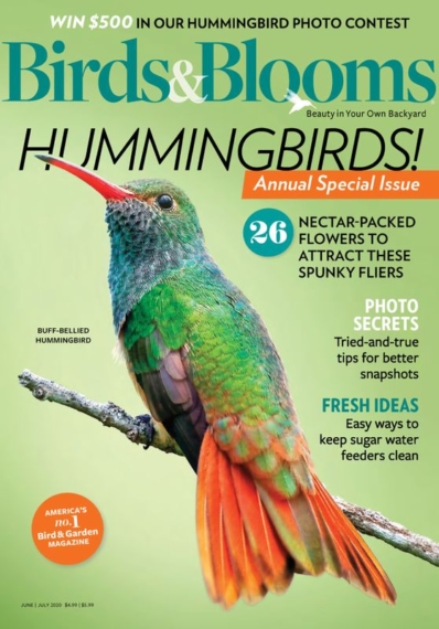 Birds & Blooms June 01, 2020 Issue Cover