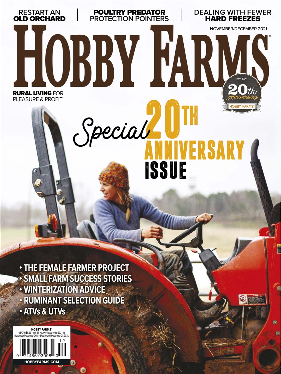 Hobby-Farms November 01, 2021 Issue Cover