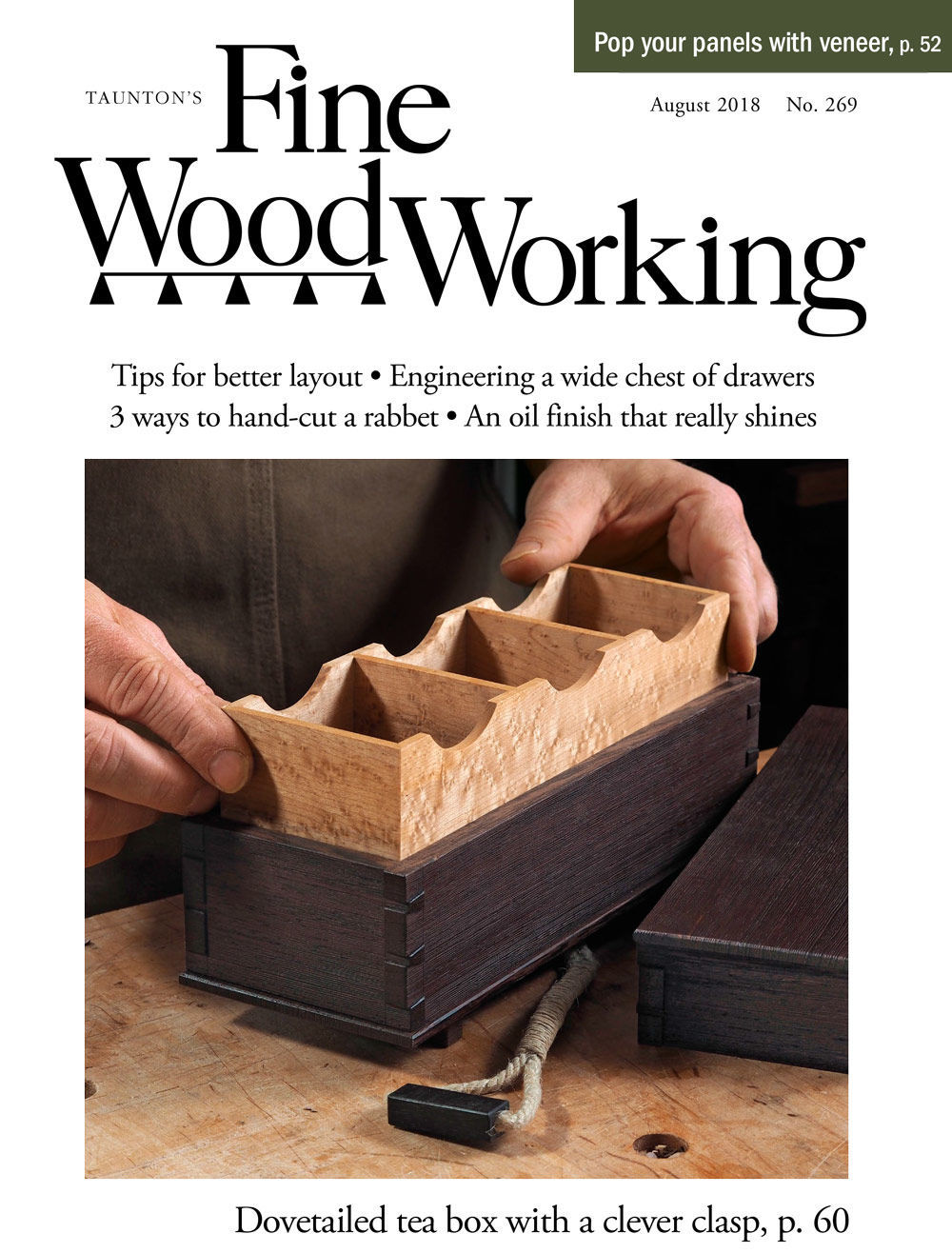 Fine-Woodworking August 01, 2018 Issue Cover