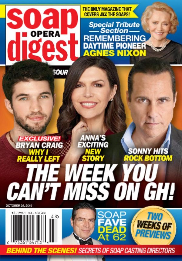 Soap-Opera-Digest October 24, 2016 Issue Cover
