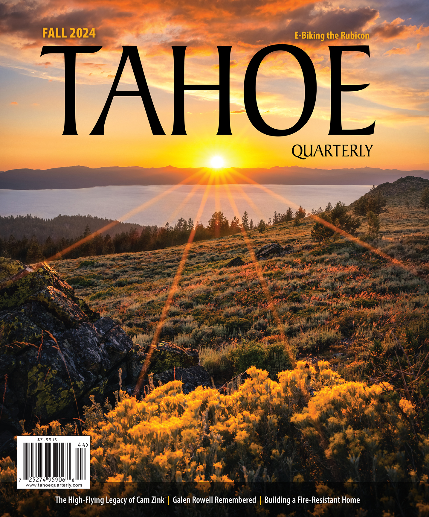Tahoe Quarterly Magazine September 01, 2024 Issue Cover