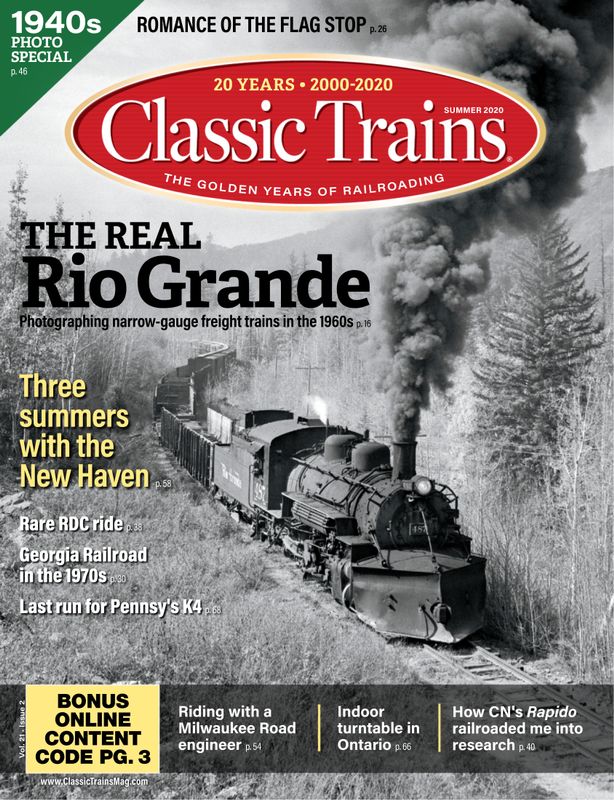 Classic-Trains June 01, 2020 Issue Cover