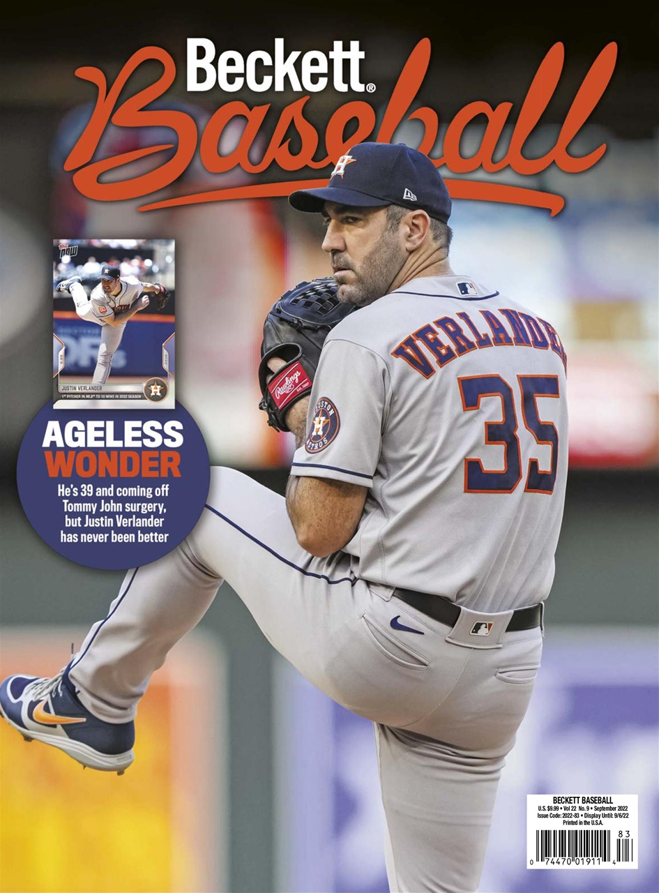 Beckett-Baseball September 01, 2022 Issue Cover