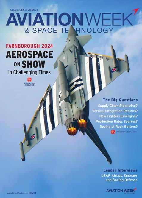 Aviation-Week-and-Space-Technology July 15, 2024 Issue Cover