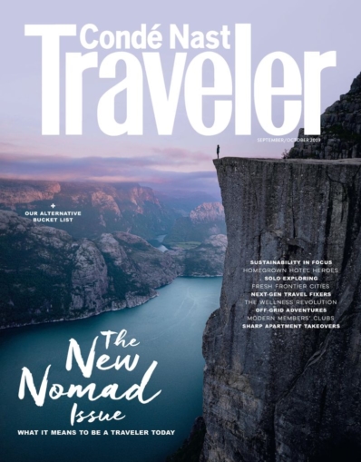 Condé Nast Traveler September 01, 2019 Issue Cover