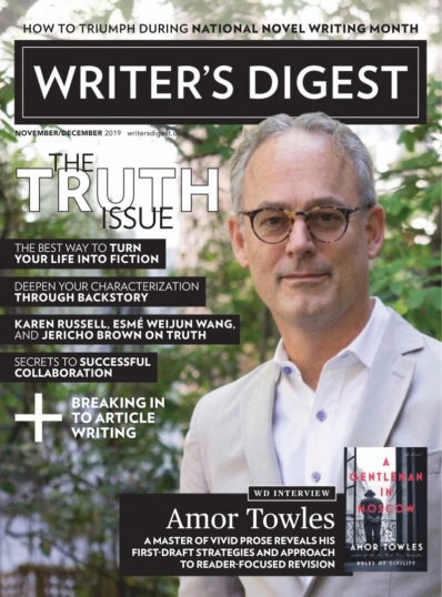 Writer's Digest November 01, 2019 Issue Cover