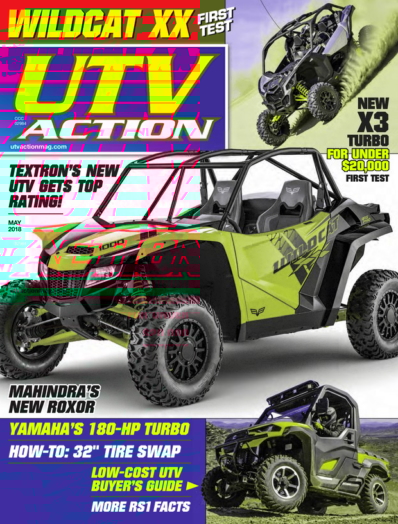 UTV Action May 01, 2018 Issue Cover