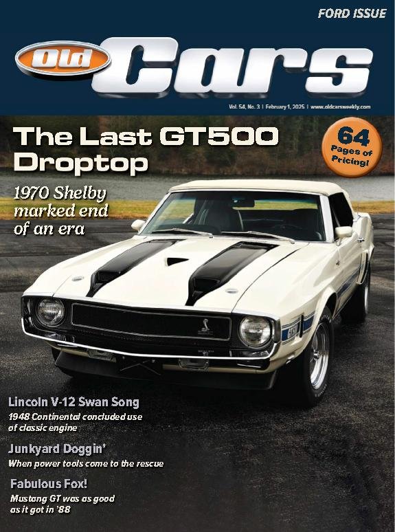 Old-Cars February 01, 2025 Issue Cover