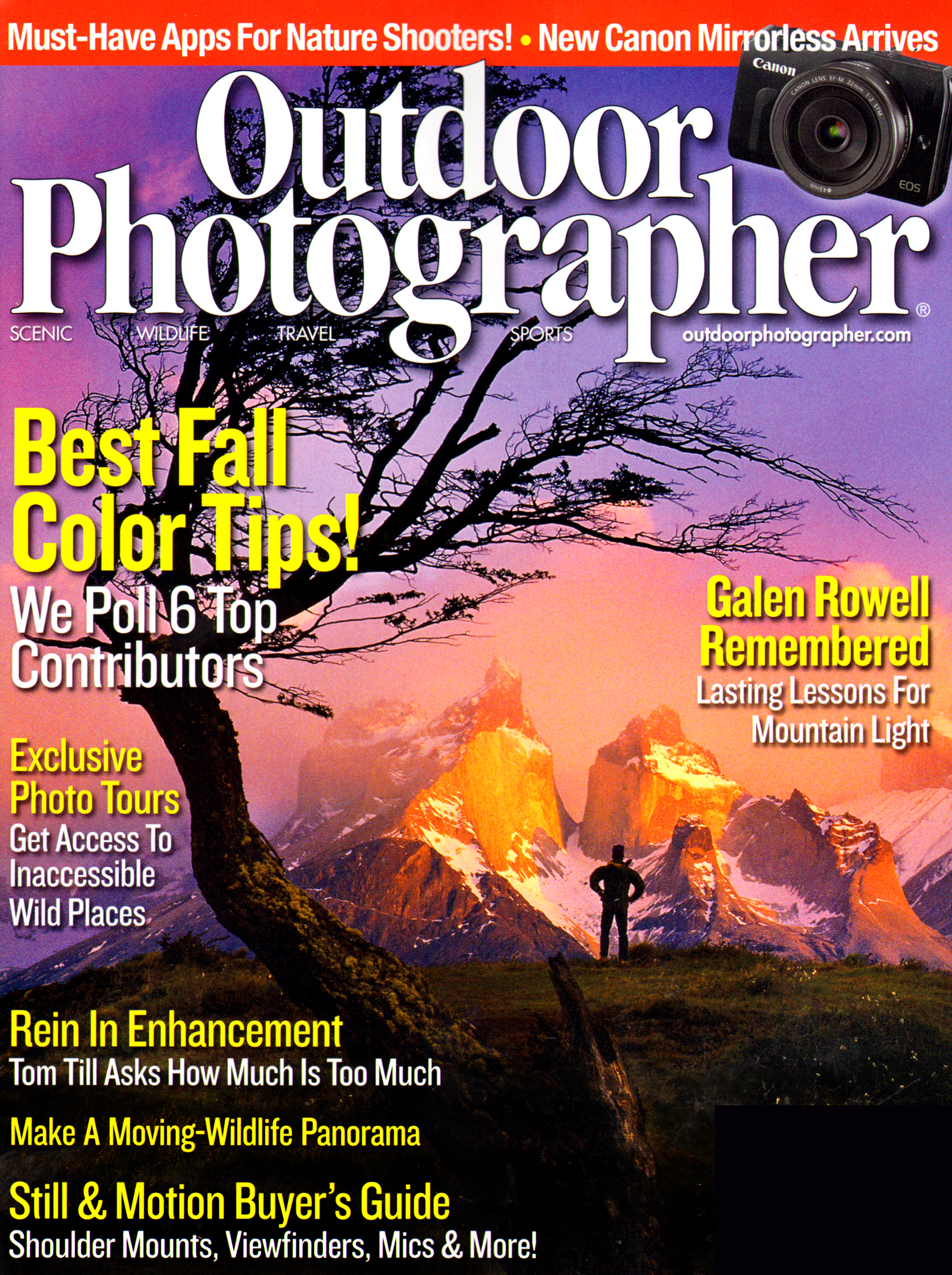 outdoor-photographer October 01, 2012 Issue Cover