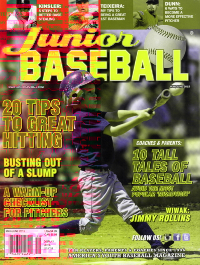 Junior Baseball May 01, 2015 Issue Cover