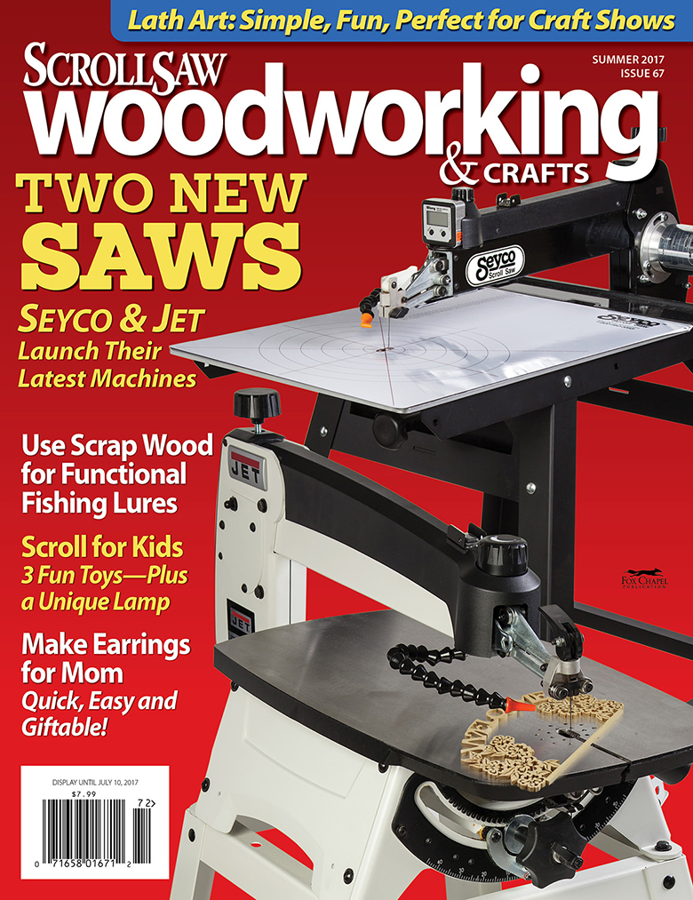 Scroll-Saw-Woodworking-and-Crafts June 01, 2017 Issue Cover