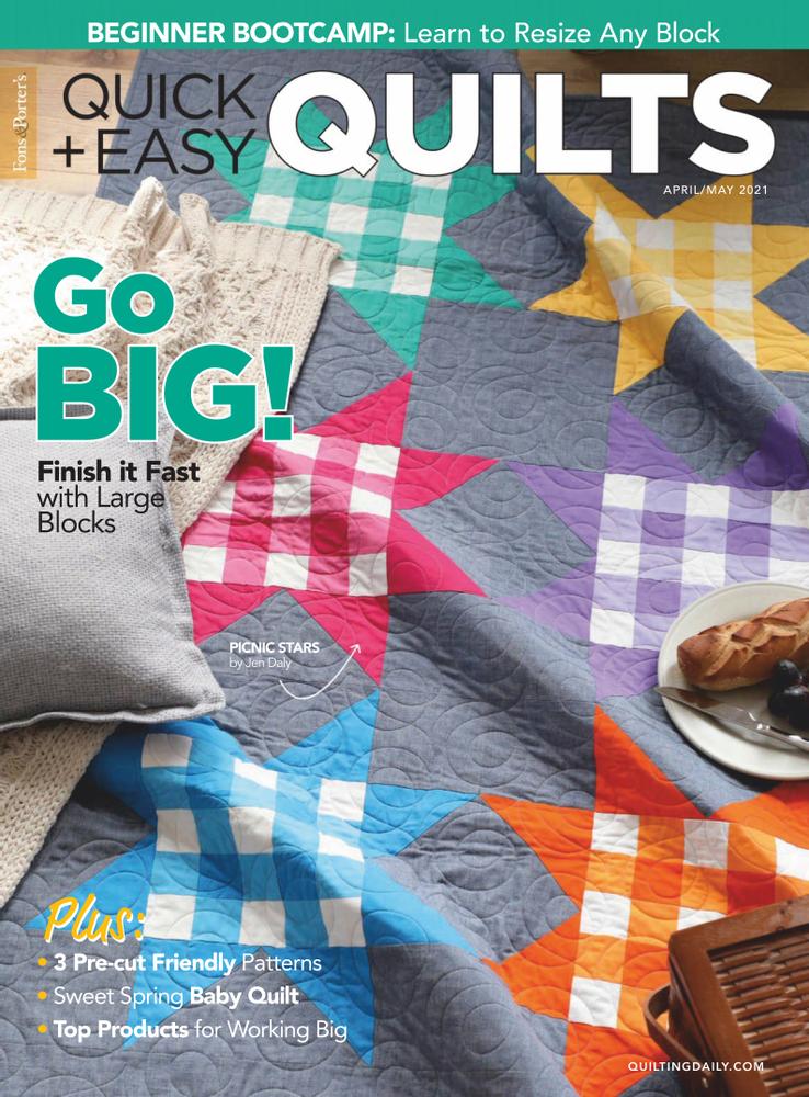 Quick-and-Easy-Quilts April 01, 2021 Issue Cover