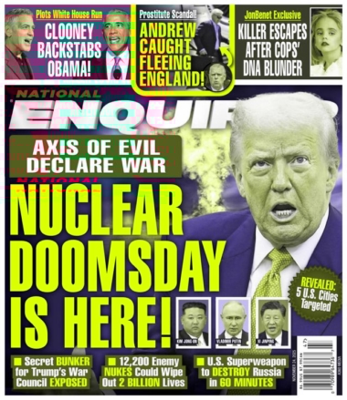 National Enquirer November 24, 2025 Issue Cover