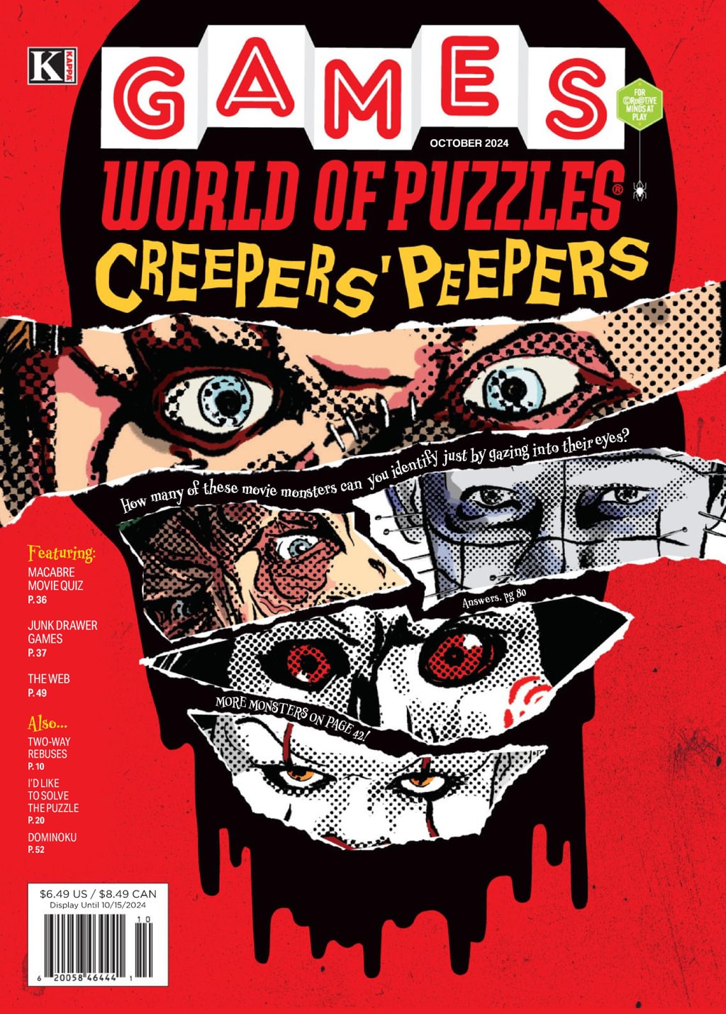 Games-World-of-Puzzles October 01, 2024 Issue Cover