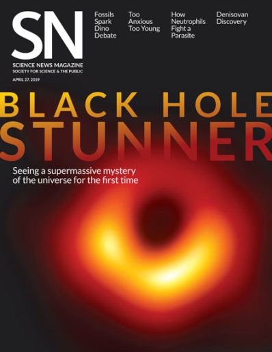 Science News April 27, 2019 Issue Cover