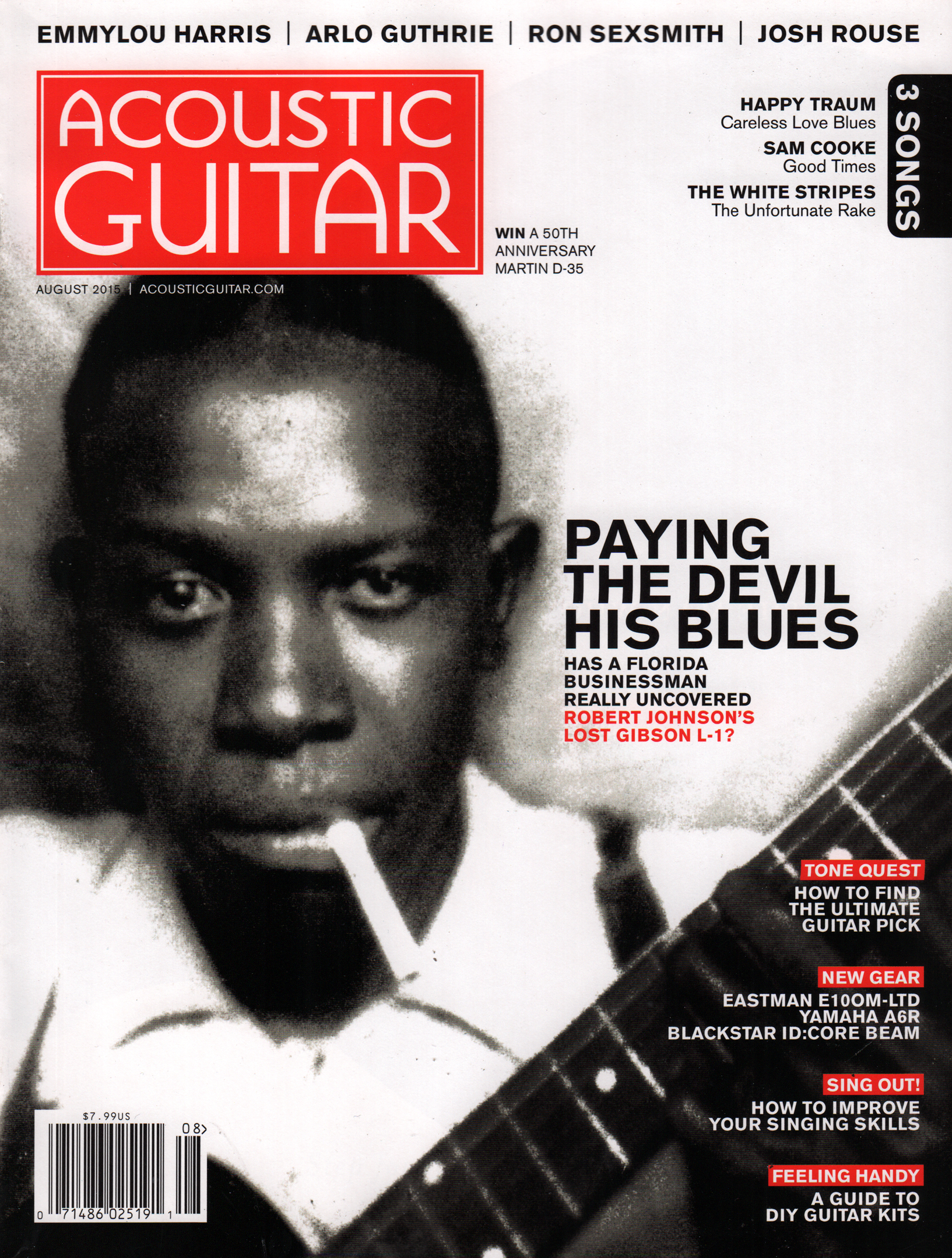 Acoustic-Guitar August 01, 2015 Issue Cover