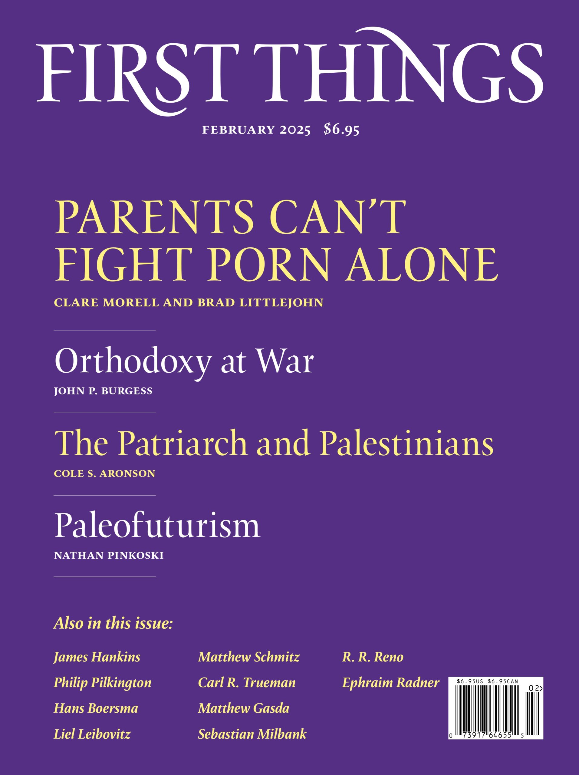 First-Things February 01, 2025 Issue Cover