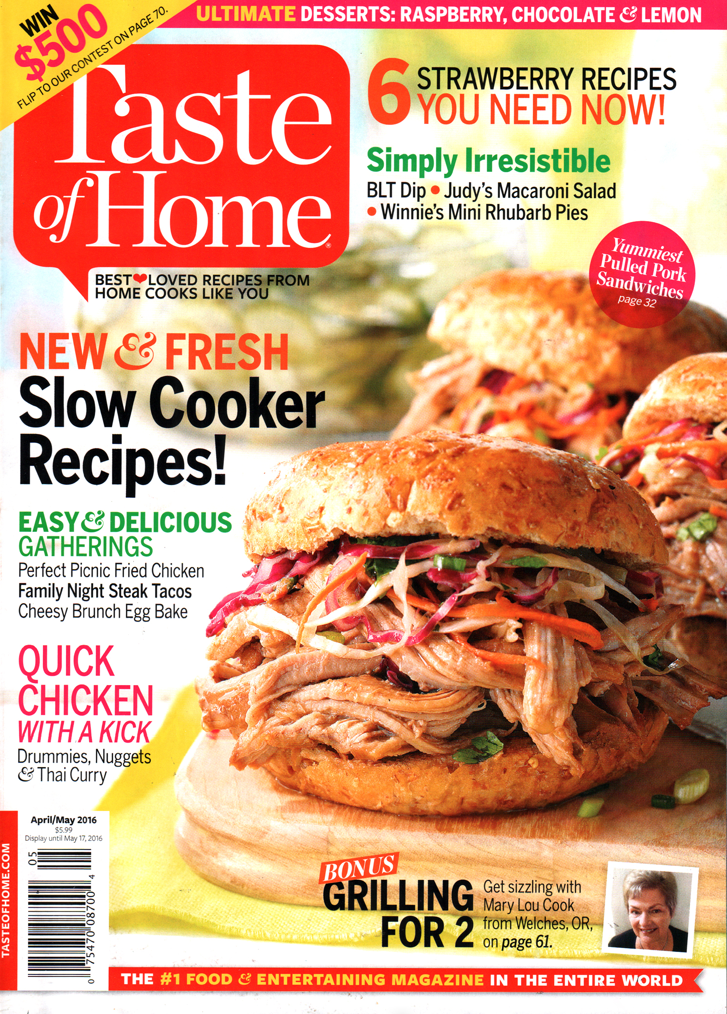 taste-of-home April 01, 2016 Issue Cover