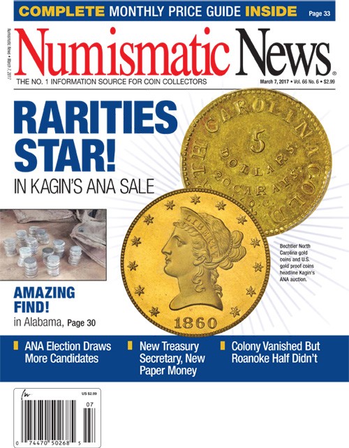 Numismatic-News March 07, 2017 Issue Cover