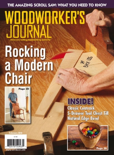 Woodworker's Journal February 01, 2018 Issue Cover