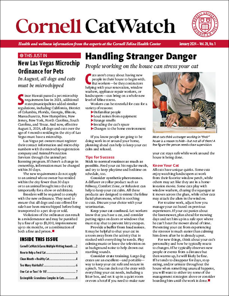 Catwatch January 01, 2024 Issue Cover