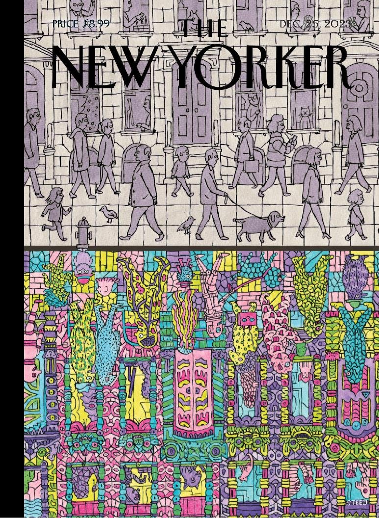 The-New-Yorker December 25, 2023 Issue Cover