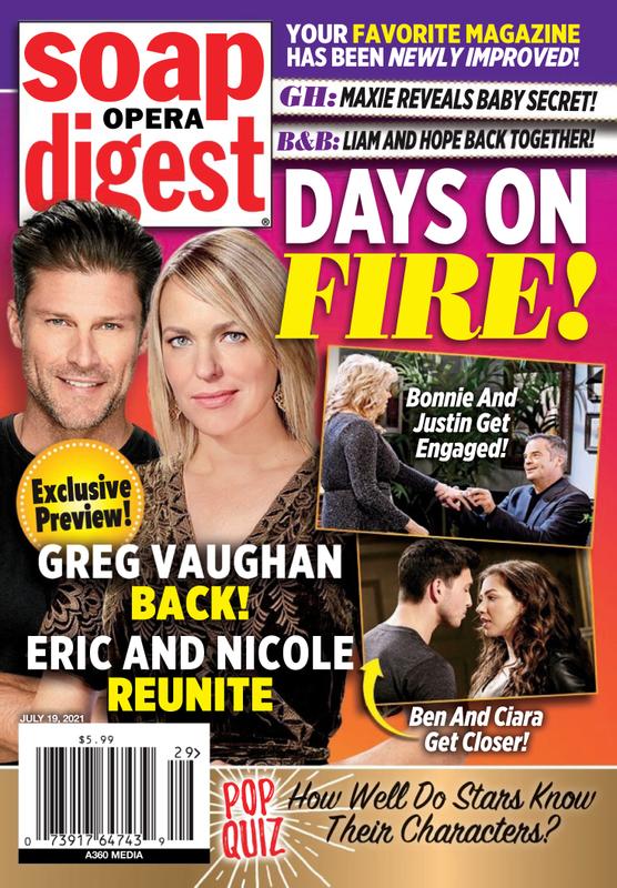 Soap-Opera-Digest July 19, 2021 Issue Cover