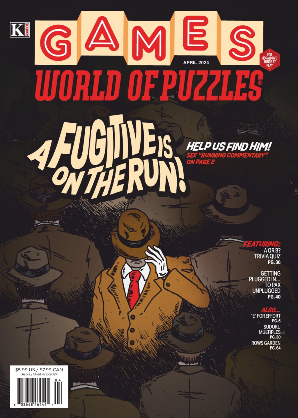 Games-World-of-Puzzles April 01, 2024 Issue Cover
