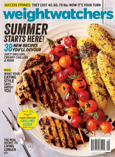 Weight Watchers Magazine July 01, 2015 Issue Cover