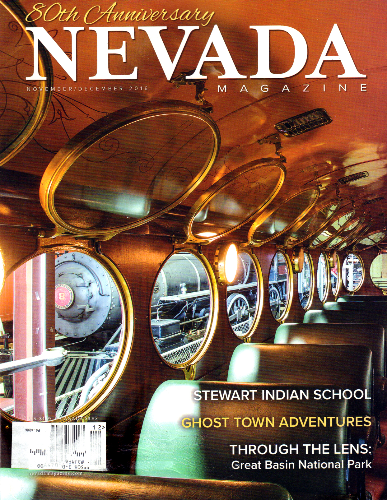 Nevada-Magazine November 01, 2016 Issue Cover
