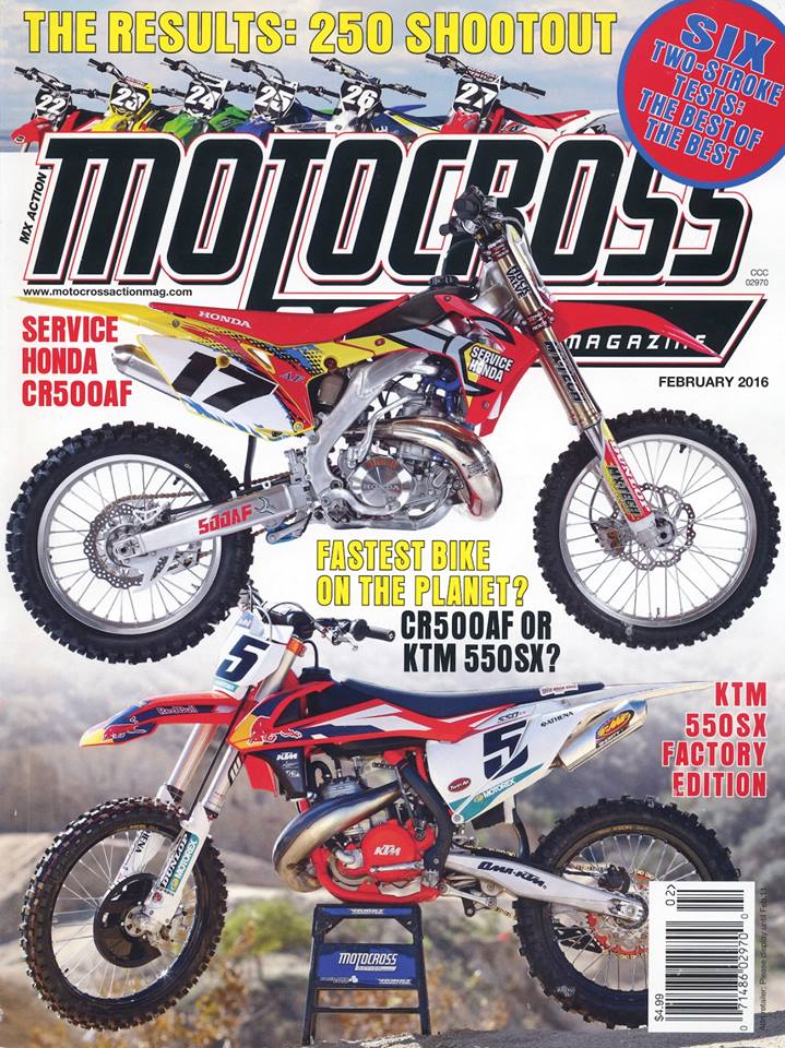 Motocross-Action February 01, 2016 Issue Cover
