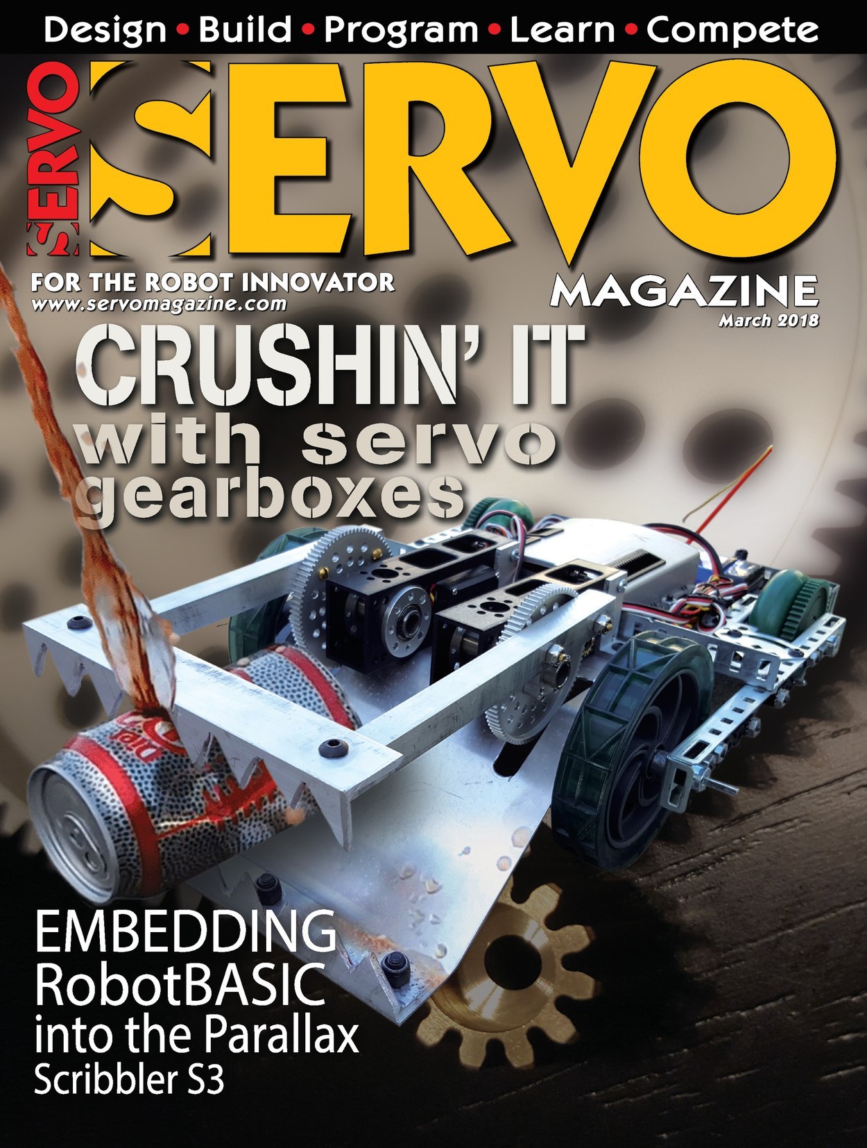 Servo-Magazine March 01, 2018 Issue Cover