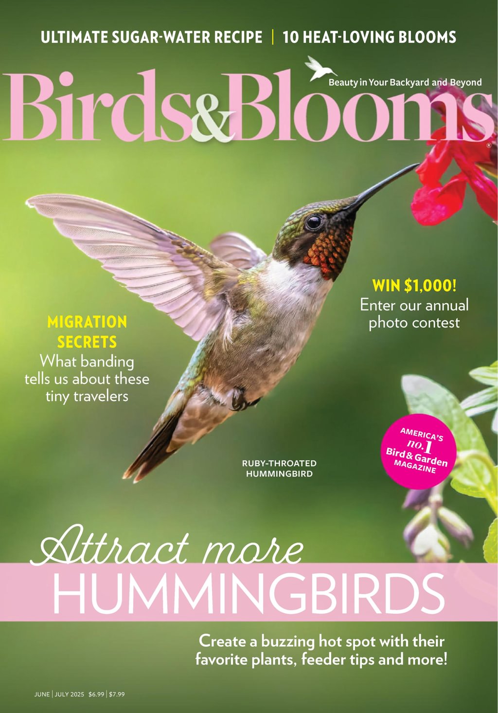 Birds-and-Blooms June 01, 2025 Issue Cover