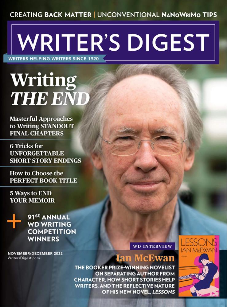 Writers-Digest November 01, 2022 Issue Cover