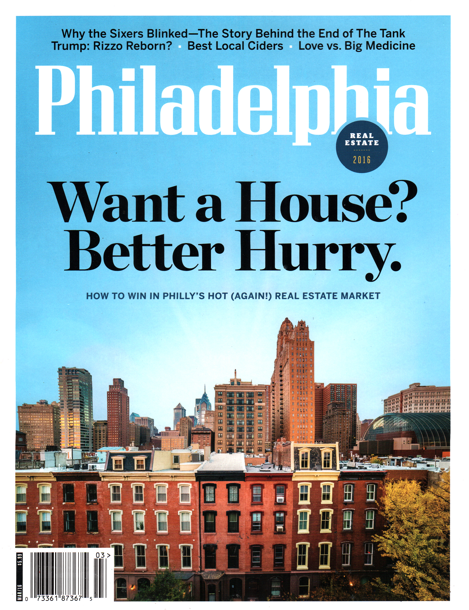 Philadelphia-Magazine March 01, 2016 Issue Cover