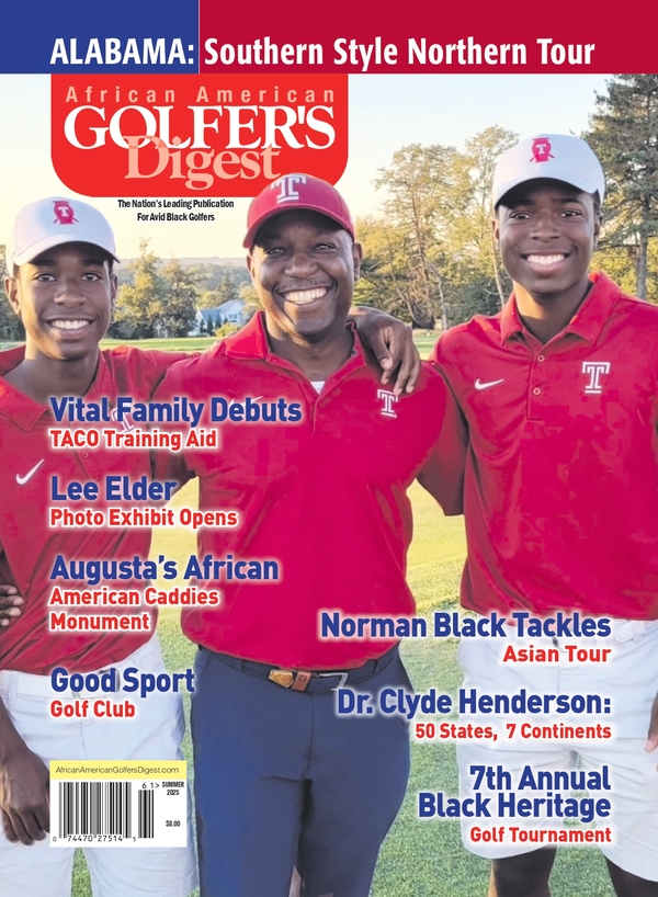 African Amercian Golfer's Digest June 01, 2025 Issue Cover