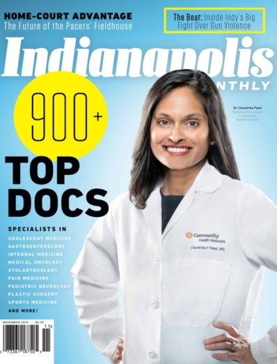Indianapolis Monthly November 01, 2019 Issue Cover