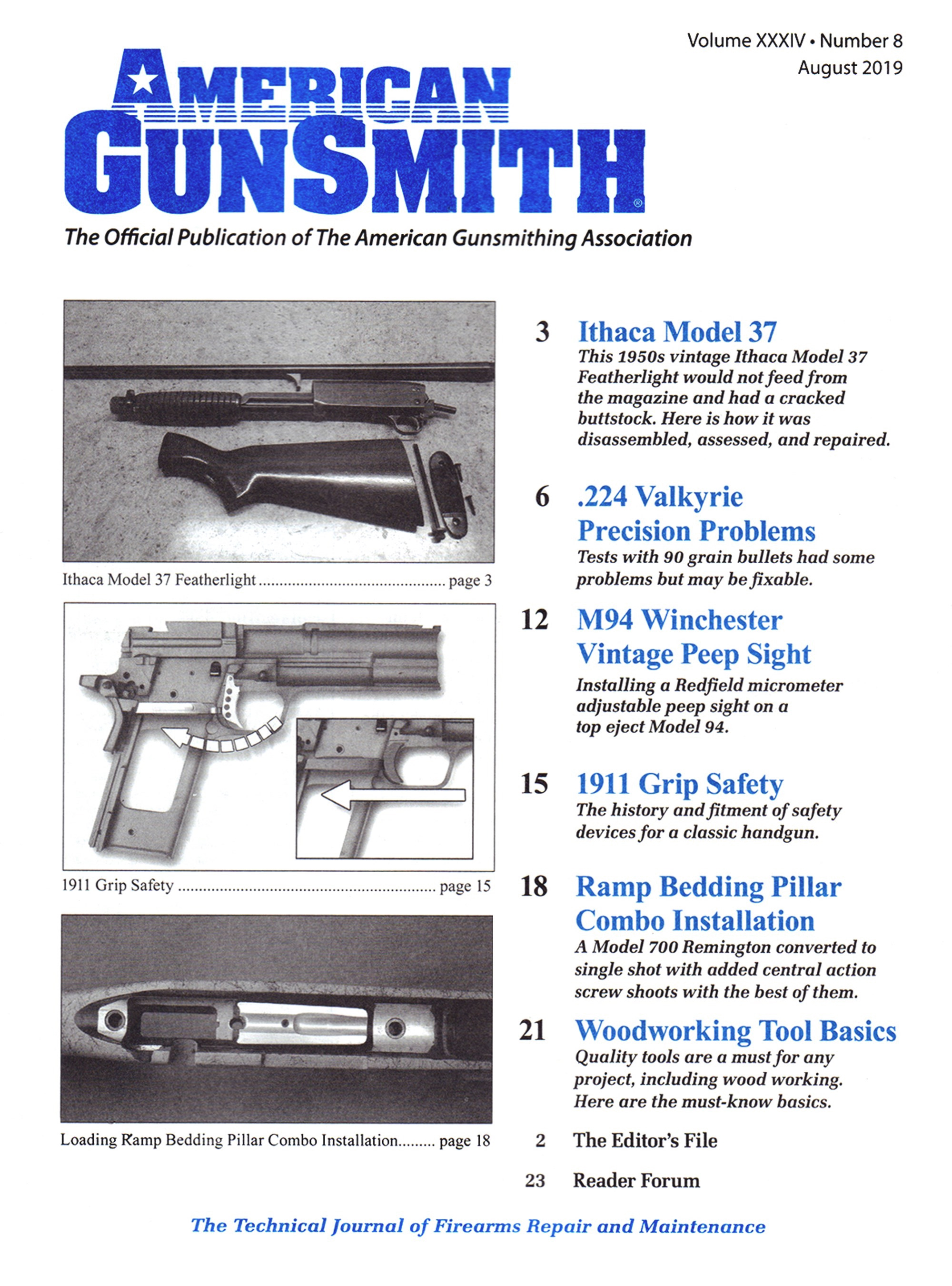 American-Gunsmith August 01, 2019 Issue Cover