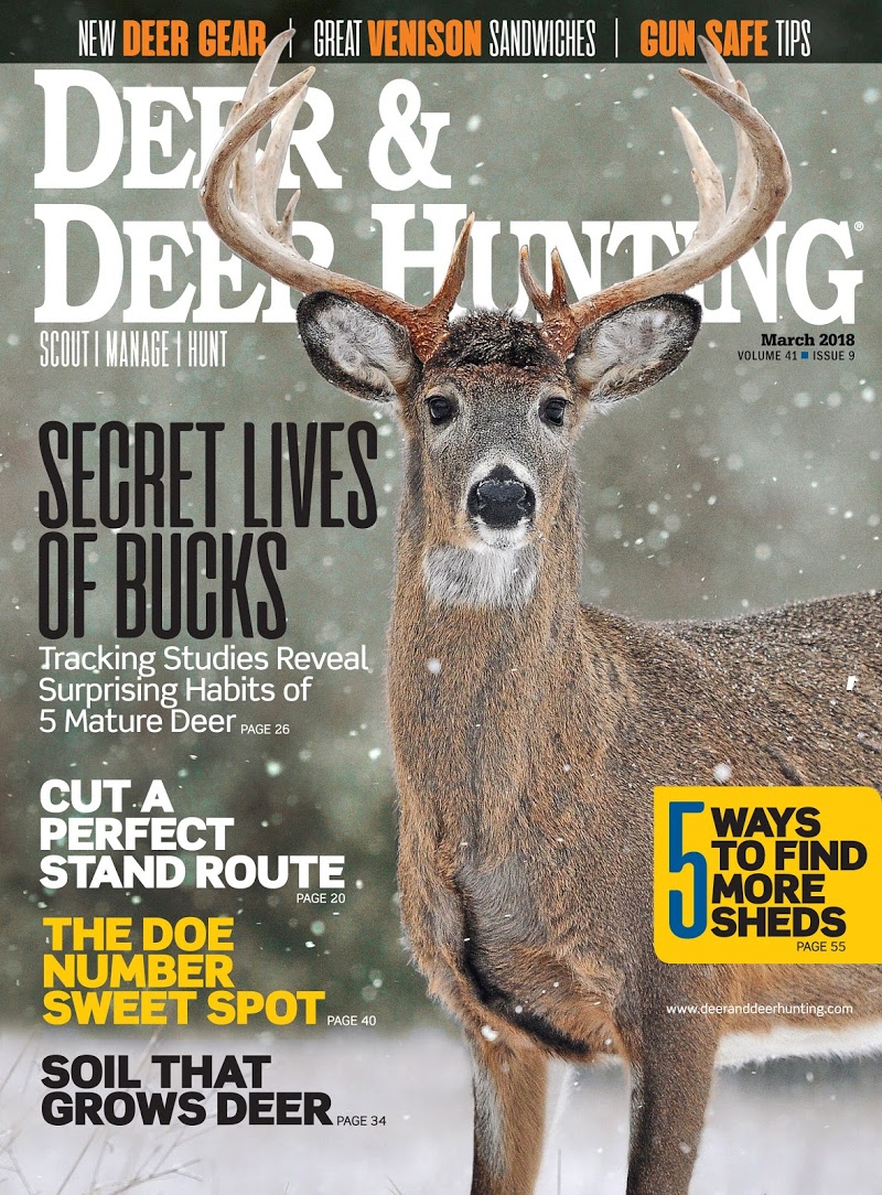 Deer-and-Deer-Hunting March 01, 2018 Issue Cover