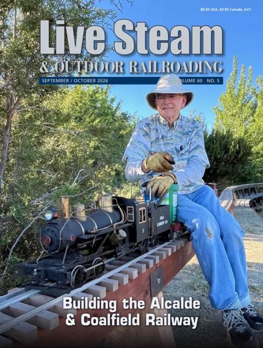 Live Steam & Railroading September 01, 2026 Issue Cover