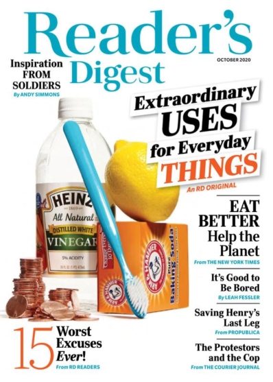 Reader's Digest October 01, 2020 Issue Cover