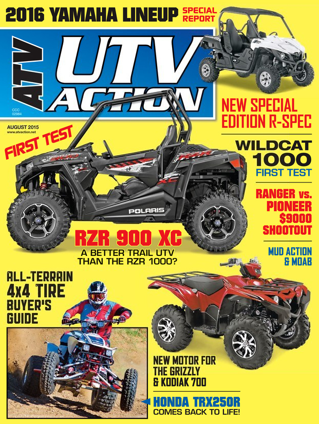 UTV-Action August 01, 2015 Issue Cover