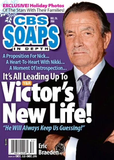CBS Soaps In Depth December 26, 2016 Issue Cover